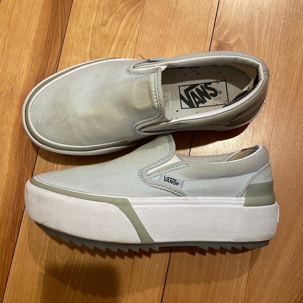 Vans stacked slip on shoes